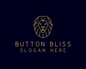 Wild Lion Animal logo design