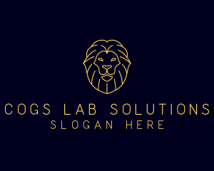 Wild Lion Animal logo design