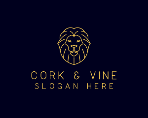 Wild Lion Animal logo design