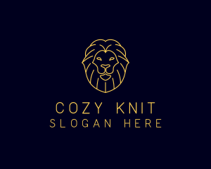 Wild Lion Animal logo design