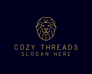 Wild Lion Animal logo design