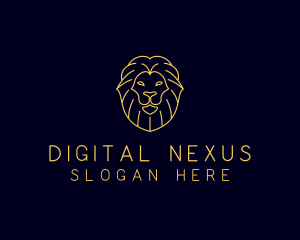 Wild Lion Animal logo design