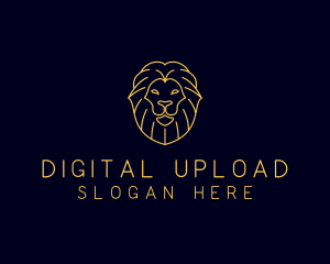 Wild Lion Animal logo design