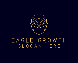 Wild Lion Animal logo design