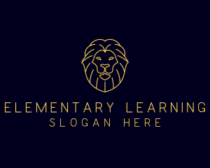 Wild Lion Animal logo design