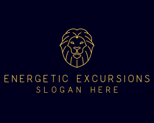 Wild Lion Animal logo design