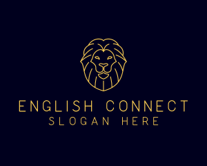 Wild Lion Animal logo design