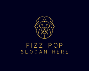 Wild Lion Animal logo design