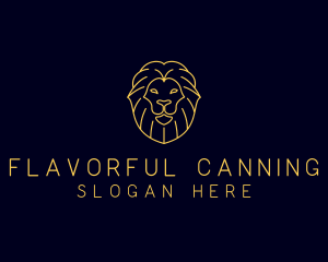 Wild Lion Animal logo design