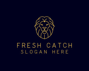 Wild Lion Animal logo design