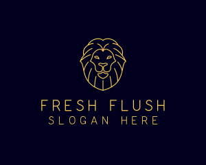 Wild Lion Animal logo design