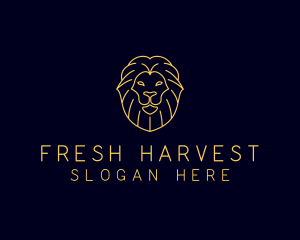 Wild Lion Animal logo design