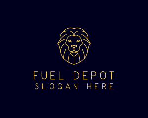 Wild Lion Animal logo design