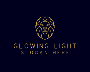 Wild Lion Animal logo design