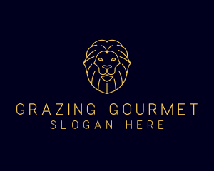 Wild Lion Animal logo design