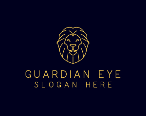 Wild Lion Animal logo design