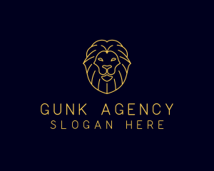 Wild Lion Animal logo design