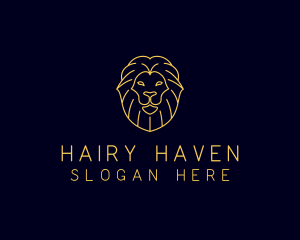 Wild Lion Animal logo design