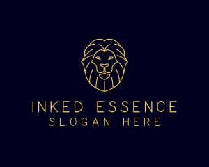 Wild Lion Animal logo design