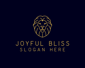 Wild Lion Animal logo design