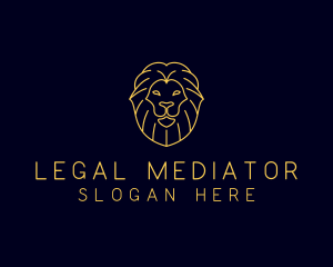 Wild Lion Animal logo design