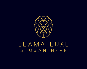 Wild Lion Animal logo design