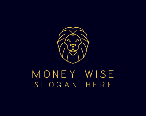 Wild Lion Animal logo design