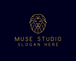 Wild Lion Animal logo design