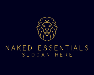 Wild Lion Animal logo design