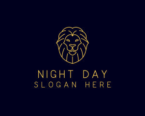 Wild Lion Animal logo design