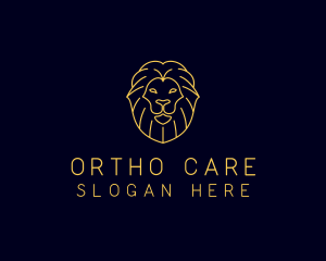 Wild Lion Animal logo design