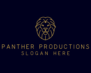 Wild Lion Animal logo design