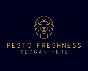 Wild Lion Animal logo design