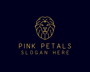 Wild Lion Animal logo design