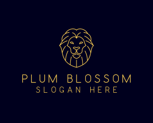 Wild Lion Animal logo design