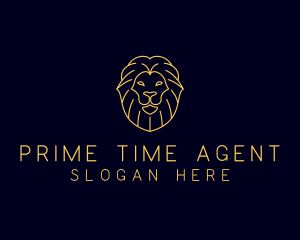 Wild Lion Animal logo design