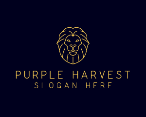 Wild Lion Animal logo design