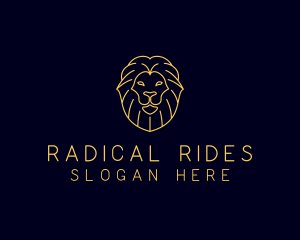 Wild Lion Animal logo design