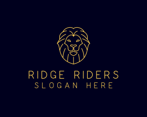 Wild Lion Animal logo design