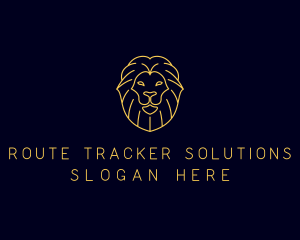 Wild Lion Animal logo design