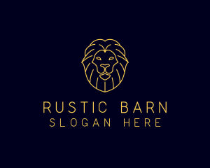 Wild Lion Animal logo design