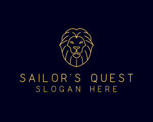 Wild Lion Animal logo design