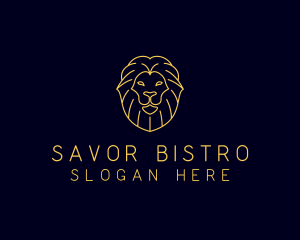 Wild Lion Animal logo design