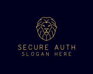 Wild Lion Animal logo design