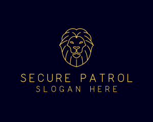 Wild Lion Animal logo design