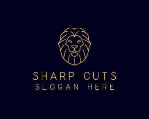 Wild Lion Animal logo design