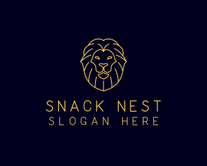 Wild Lion Animal logo design