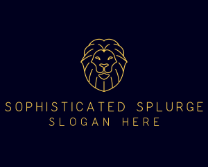 Wild Lion Animal logo design