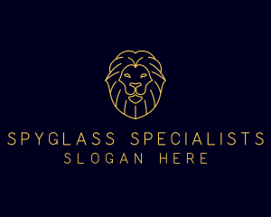 Wild Lion Animal logo design