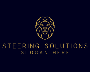 Wild Lion Animal logo design